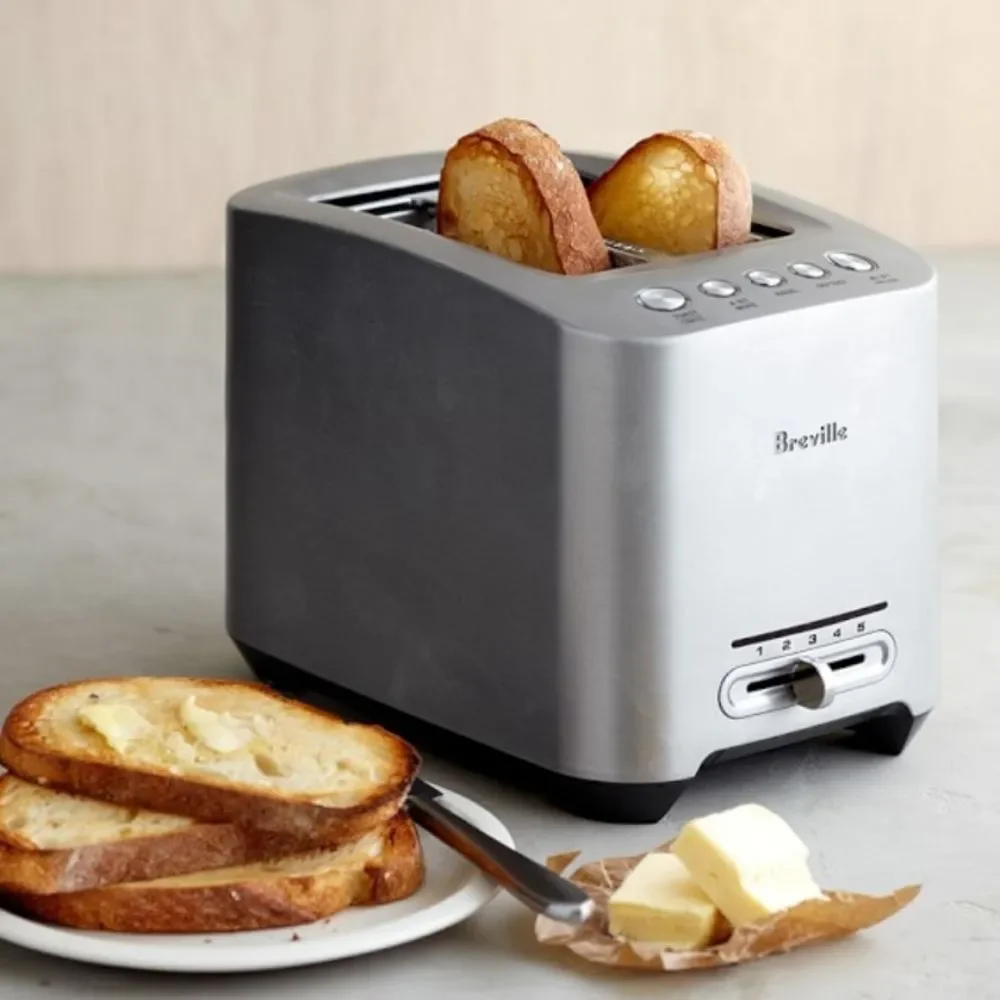 Breville The Die-cast Smart Toaster 2-Slice Motorized Toaster